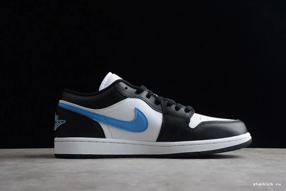 Low 1 Black (W)  DC0774-041 Blue DC0774-041 White University Jordan 0104